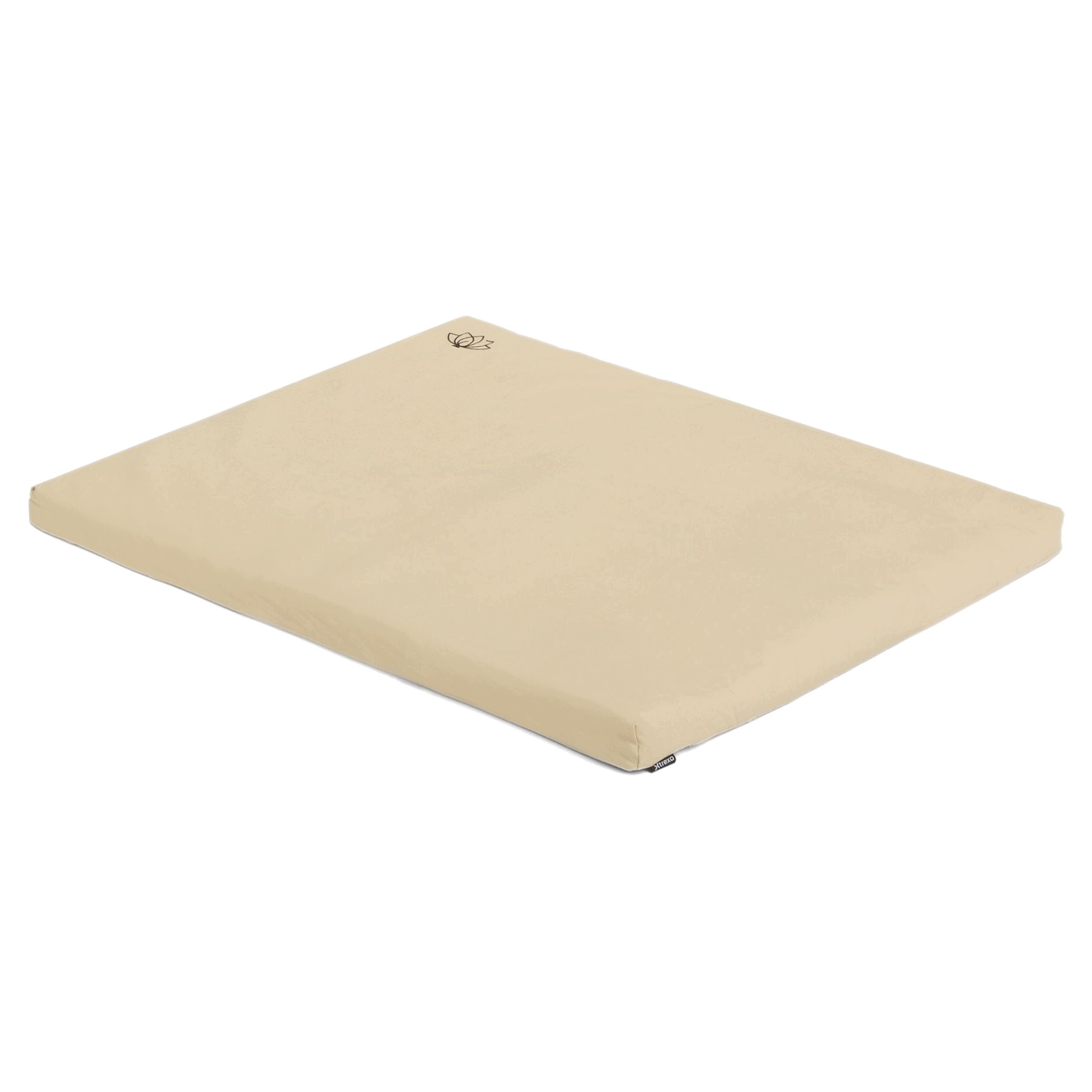 Mata do medytacji Xtrexo Contempla Do Jogi Beżowa Bawełniana 89cmx5cm