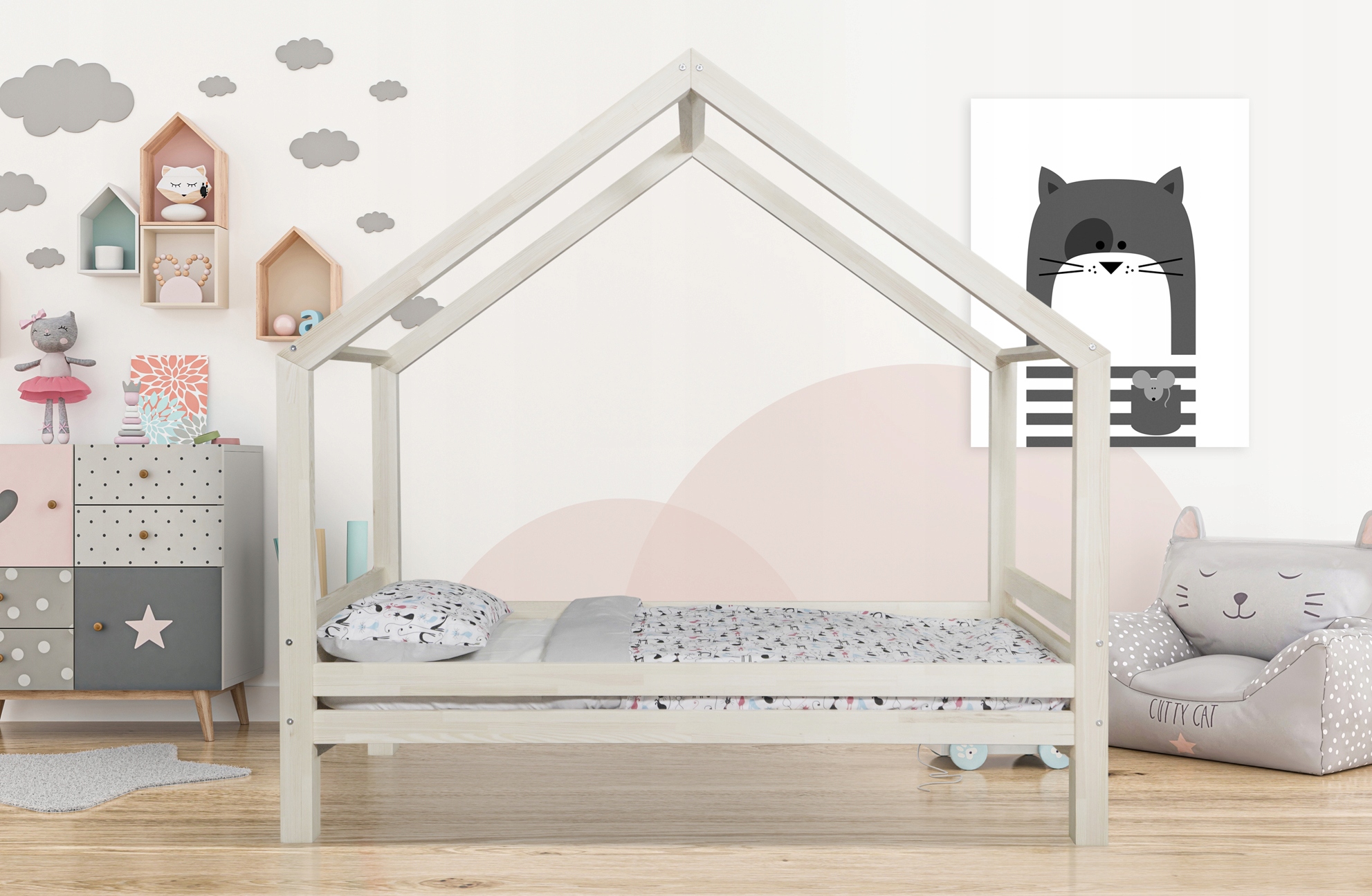 Łóżko domek TRANO A 80X200