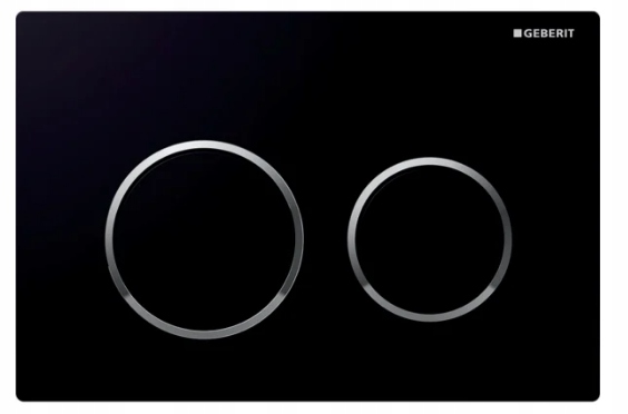 Splachovací tlačítko pro Wc Geberit Omega, černé