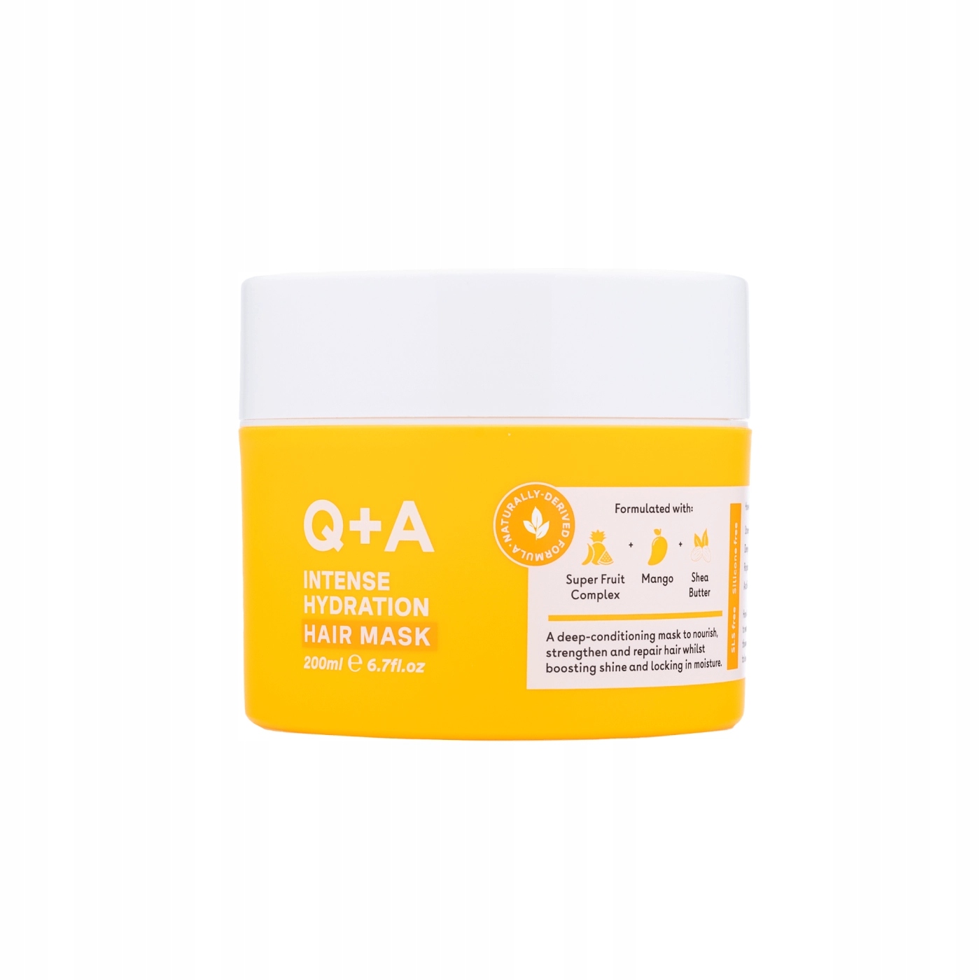 Q+a Intense Hydration Hair Mask Intenzivně hydratační maska 200 Ml