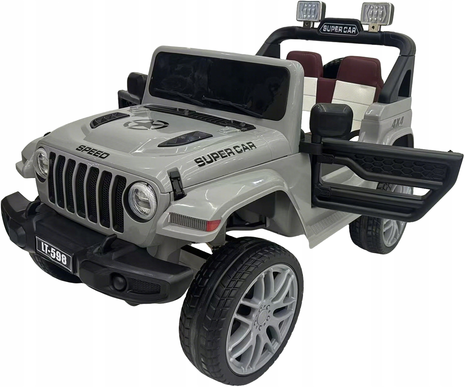 Jeep Off Road 4x4 na Akumulator Skóra Pilot Auto Miękkie Piankowe Koła Eva