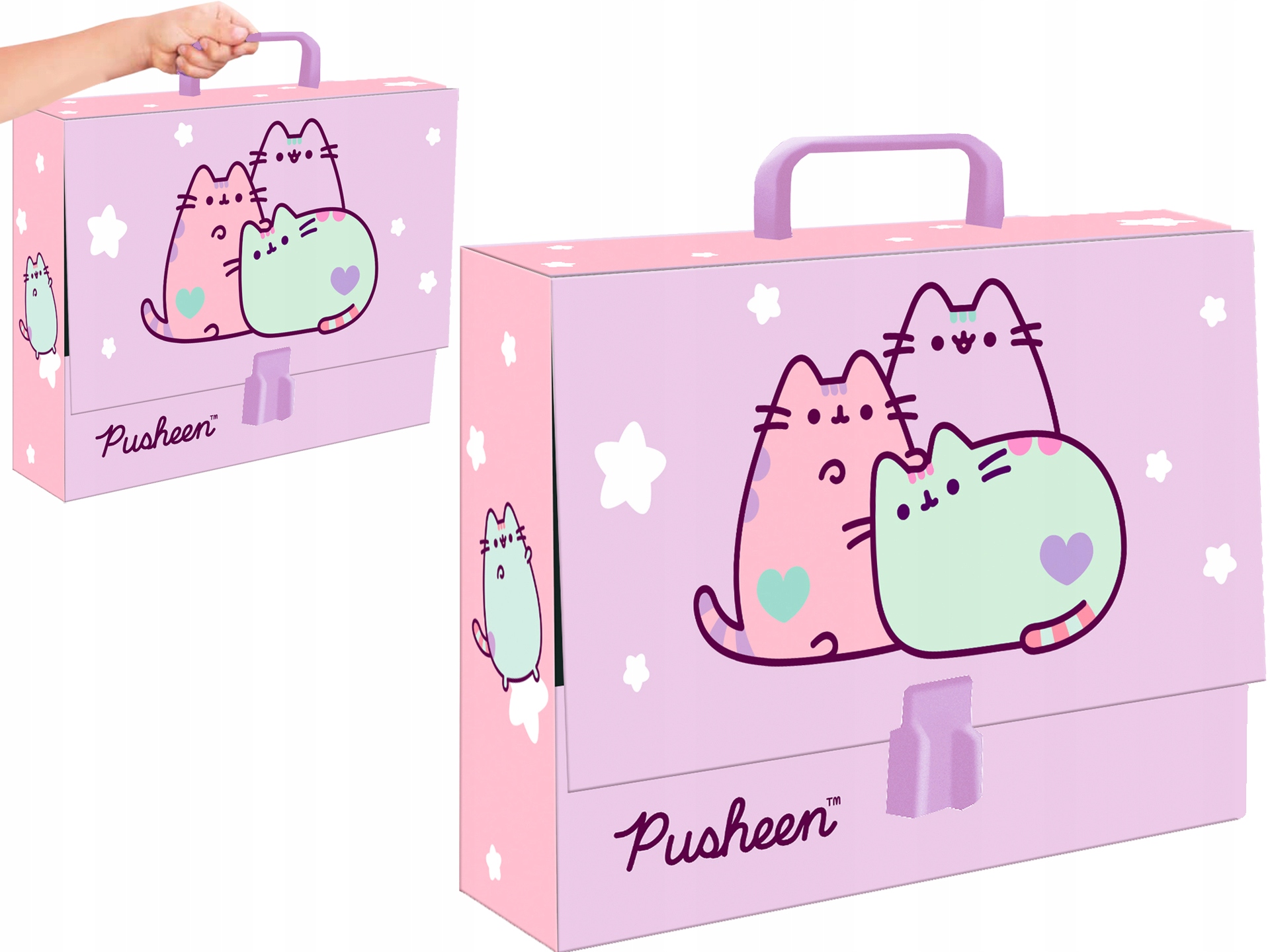 Teczka z rączką A4 St. Majewski PUSHEEN Marka St. Majewski