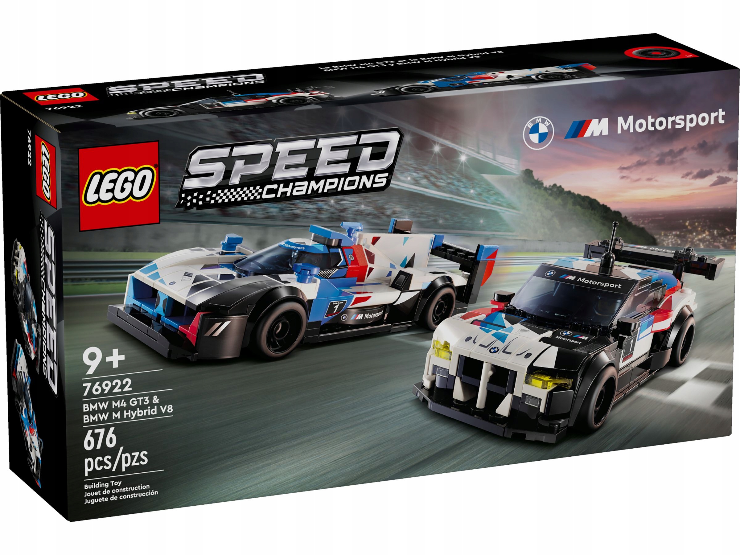 Lego Speed Champions 76922 Auta Bmw M4 GT3 a Bmw M Hybrid V8