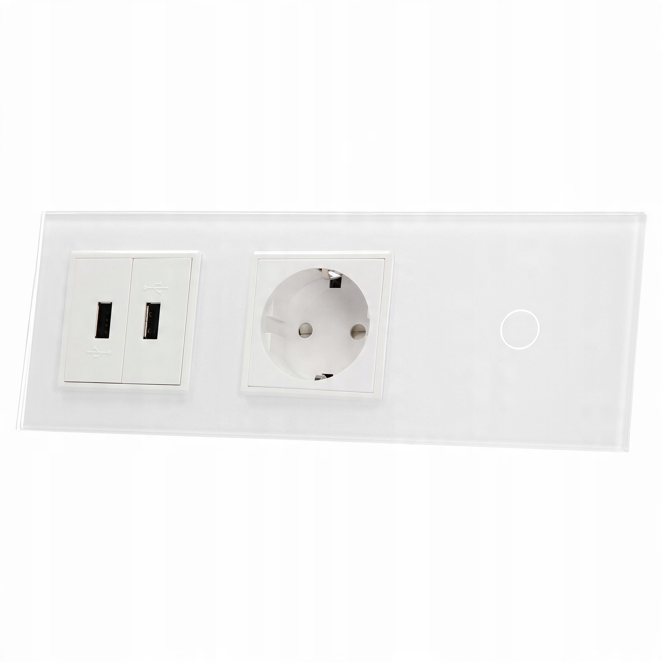 

701G2USB-61 Włącznik pojedyn.+gniazdo+2xUSB Livolo