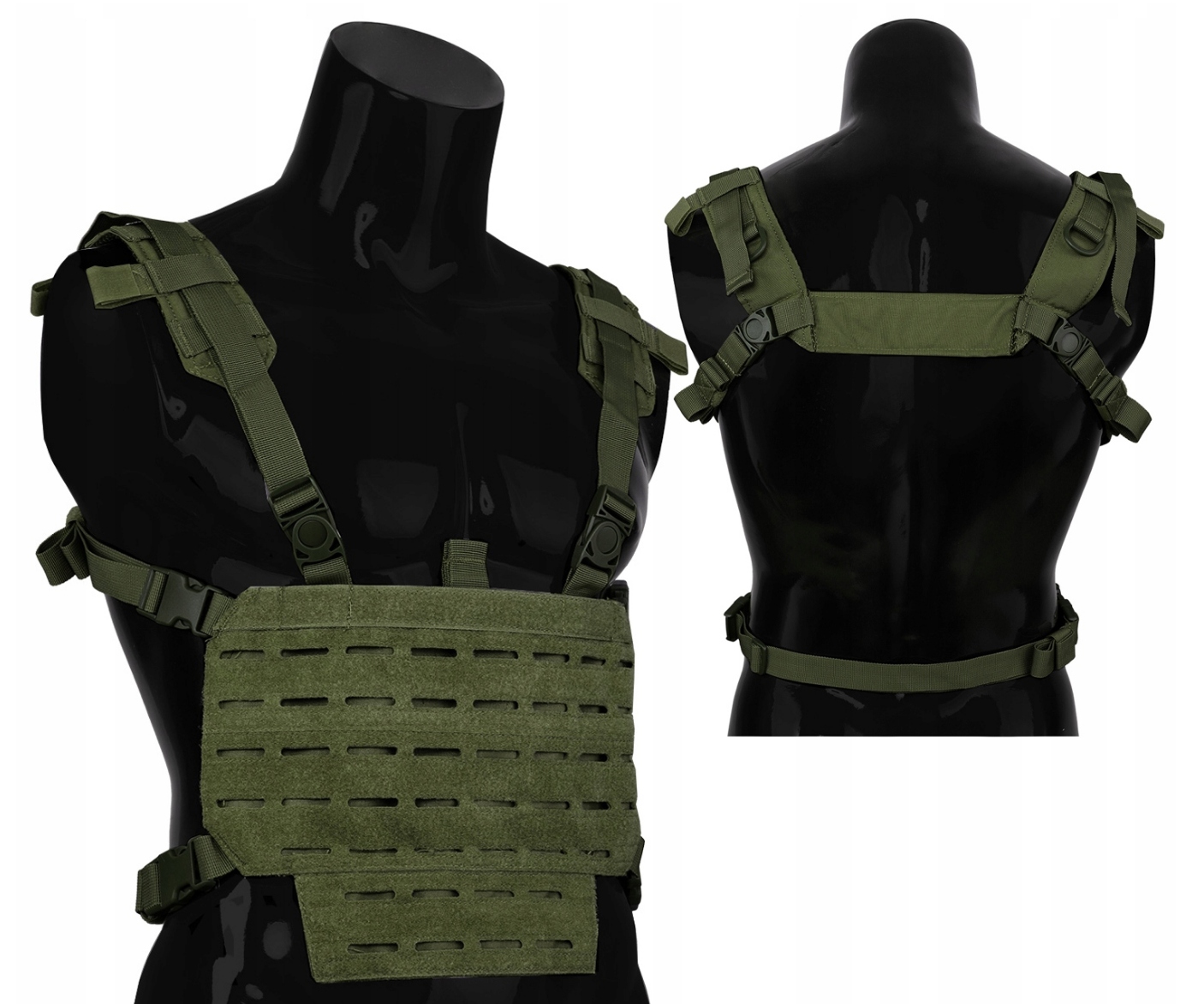 Kamizelka taktyczna wojskowa militarna Mil-Tec Chest Rig Molle Olive