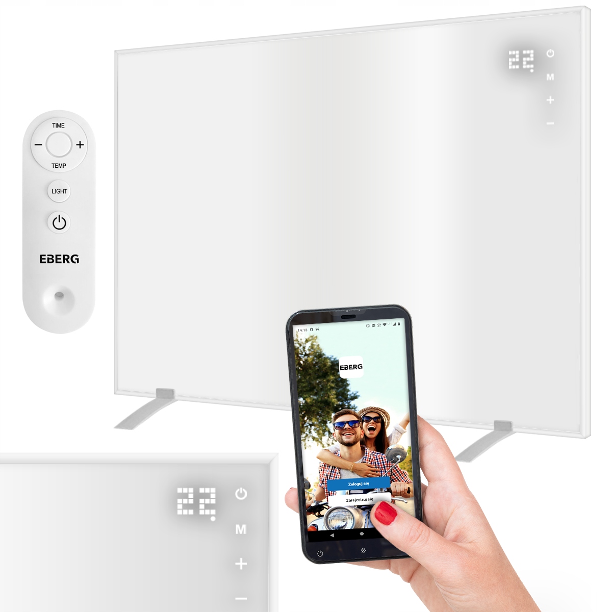 

Grzejnik na podczerwień promiennik 720W WiFi pilot