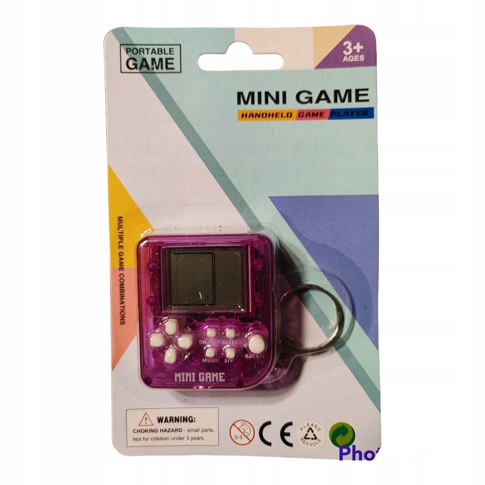 GRA MINI GAME BOY ARCADE ZABAWKA BRELOK Platforma Nintendo Game Boy Classic