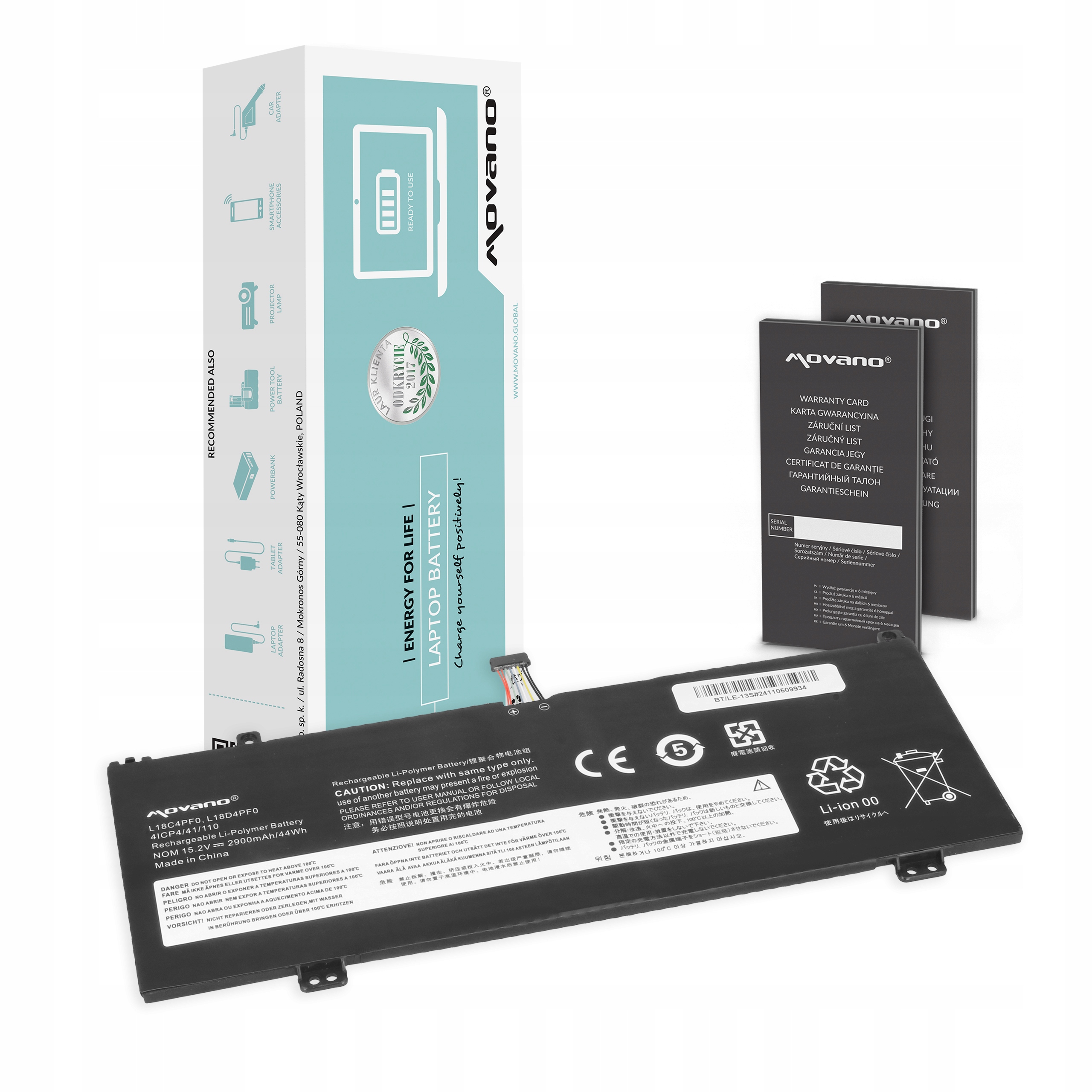 Bateria L18C4PF0 do Lenovo ThinkBook 13S IML Iwl 14S IML Iwl