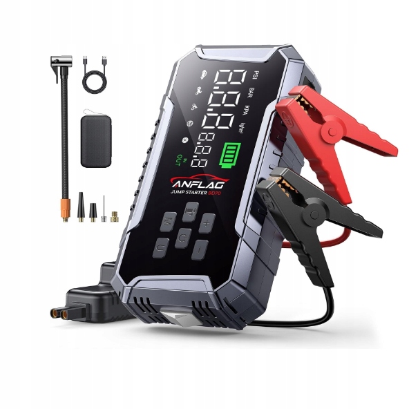 Štartovací Booster Anflag 7000A 26800 mAh s kompresorom 160 Psi