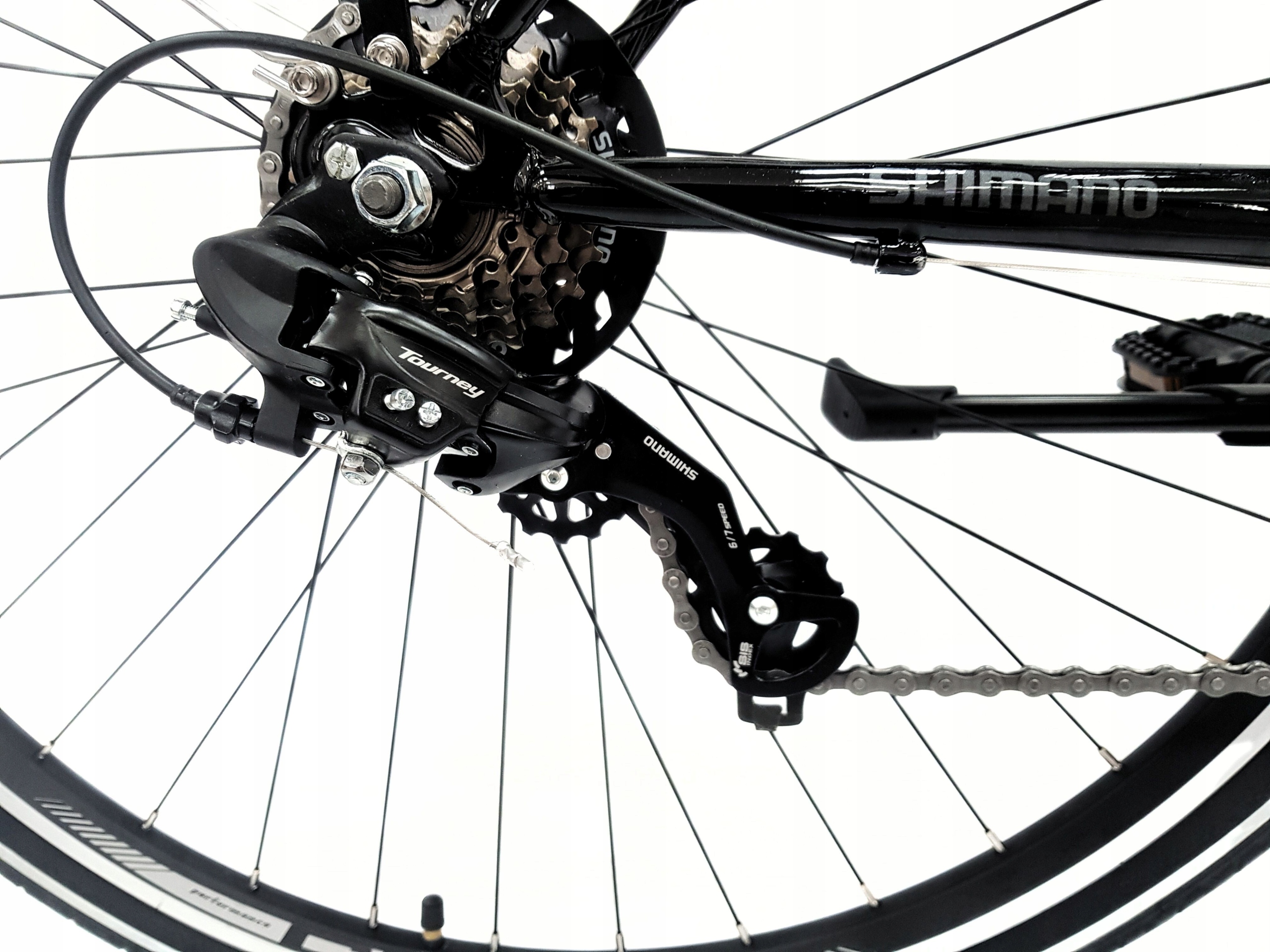 Trekkingowy Damski Rower 28 Światła Bagażnik Błotniki Dzwonek Stopka Cyngle Materiał ramy stal