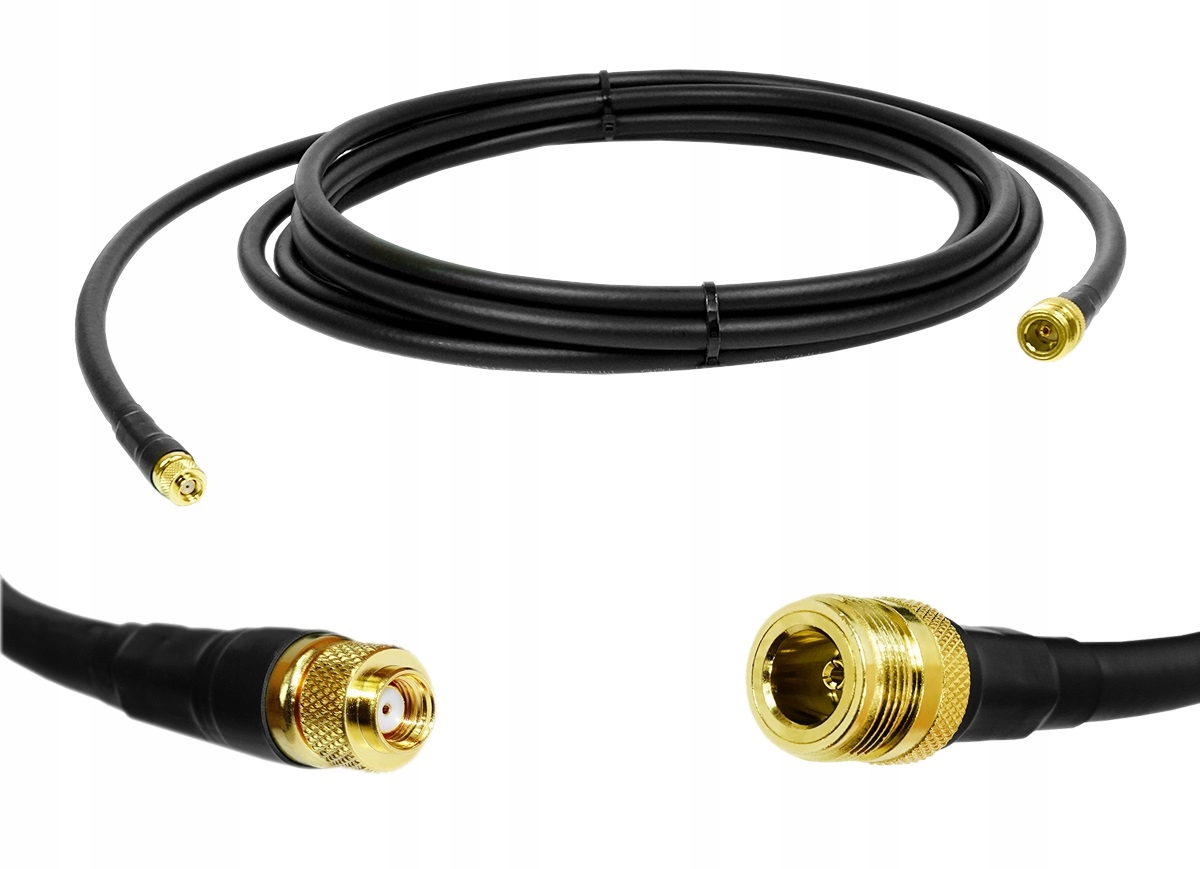 Nízkostratový kábel 5 m Belden N-f/rpsma LoRa Helium