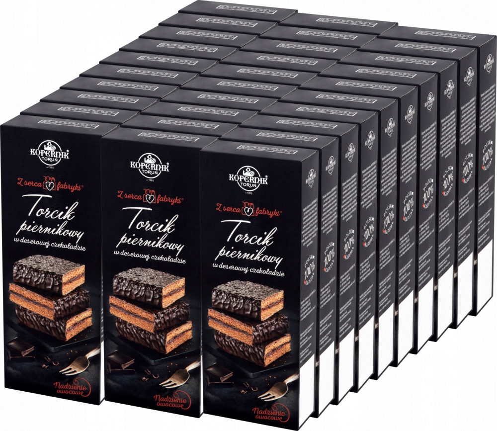 Kopernik Torcik Piernikowy Deserowa Czekolada 180g x30