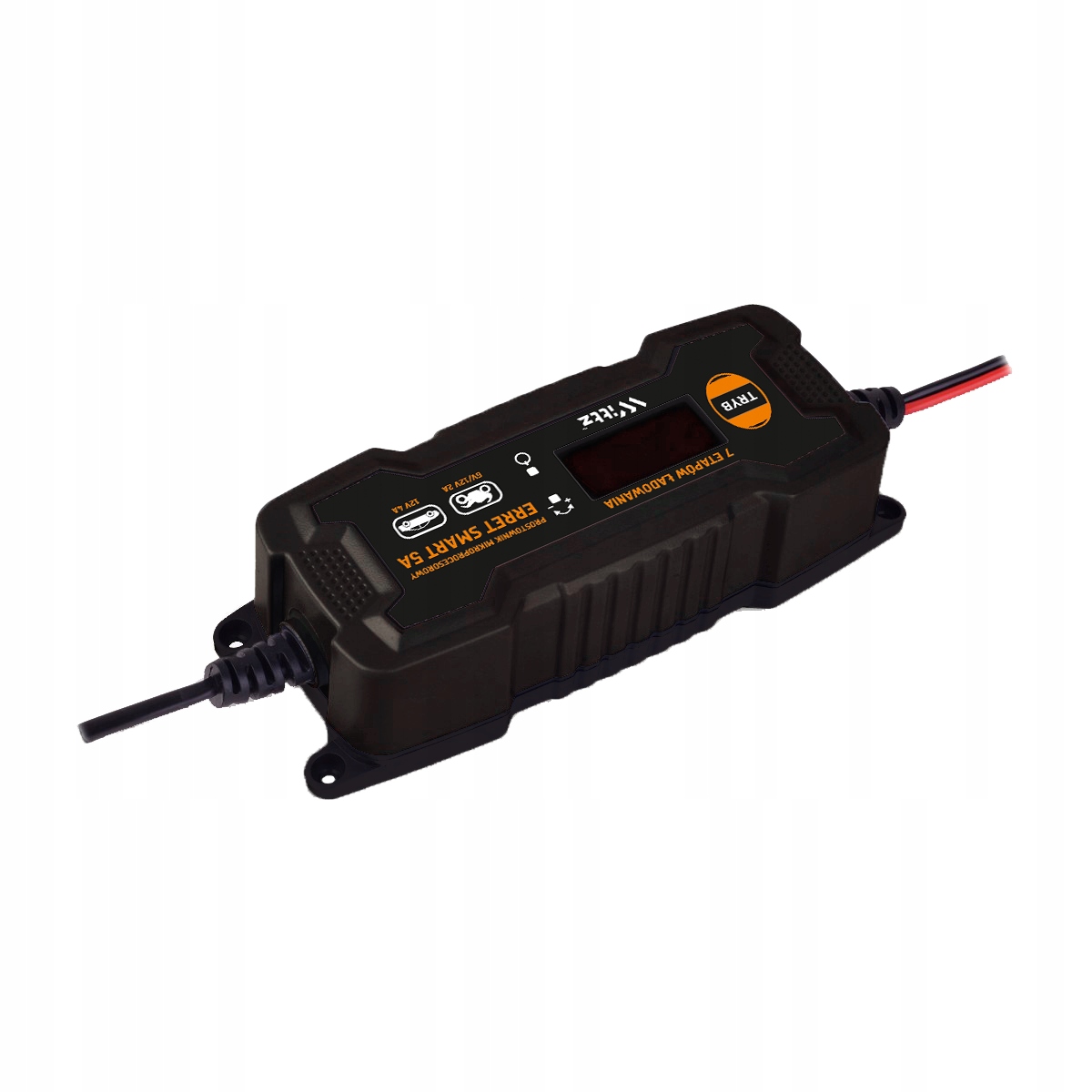 PROSTOWNIK ŁADOWARKA AKUMULATORA 6V 12V 5A LCD FUNKCJA NAPRAWY PL Model SMART 5A