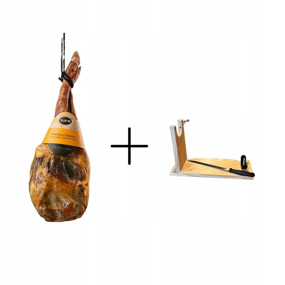 Levně Set Jamon Paleta Španělská zrající šunka Se Stojanem Nico