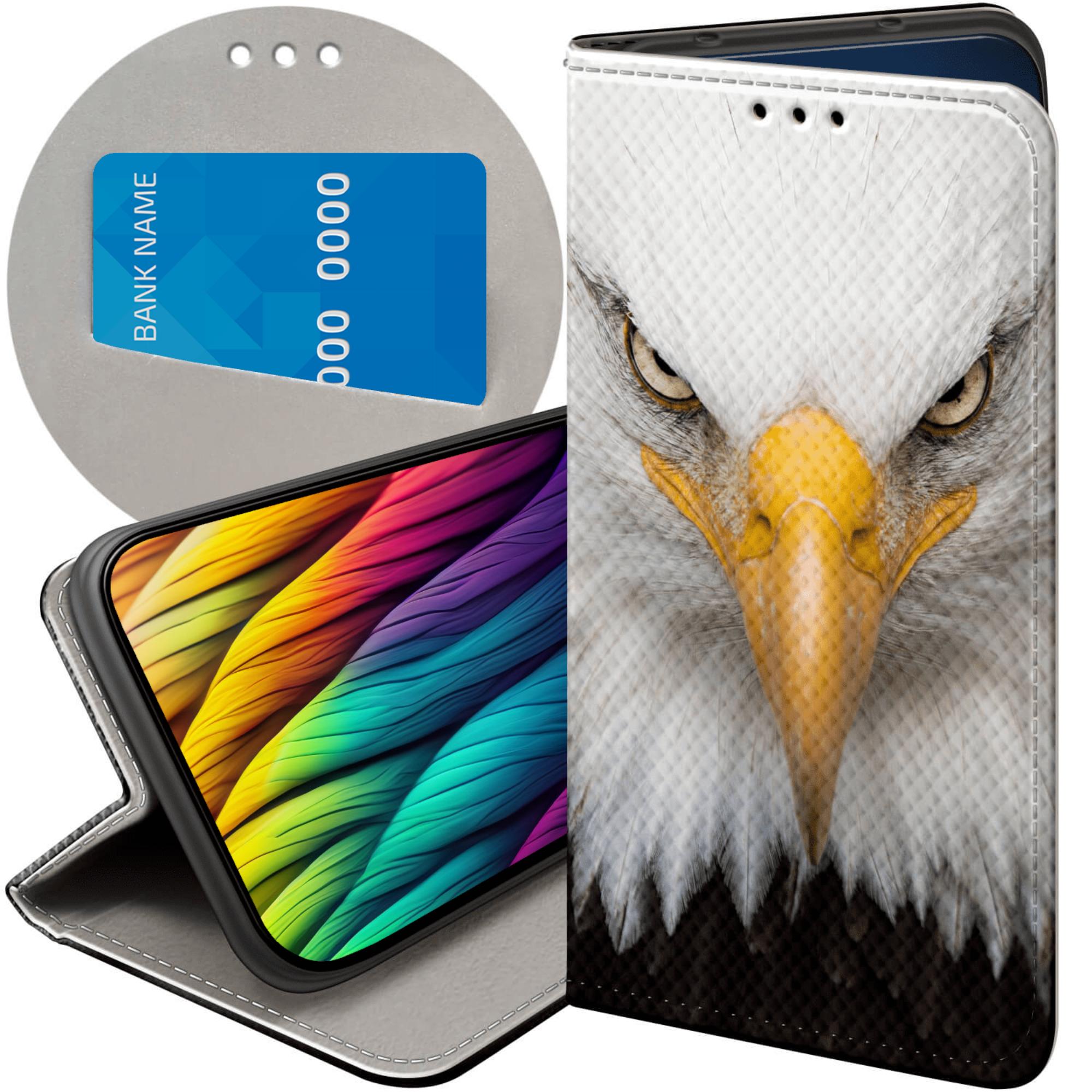 Etui Z Klapką Do Xiaomi Redmi A1 Orzeł Sokół Eagle Futerał Pokrowiec