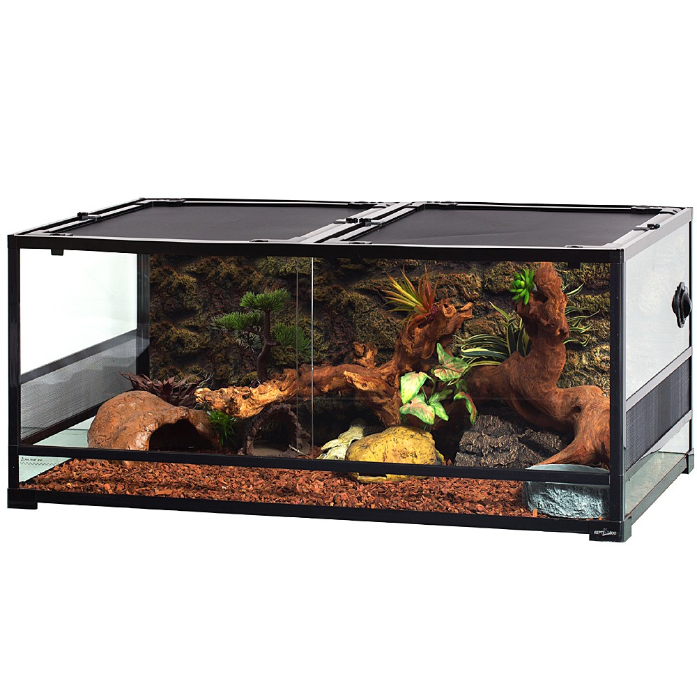 Repti Zoo Terrarium Rk 120X60X45 Wodoodporne Zamek Wentylacja Do Gadów