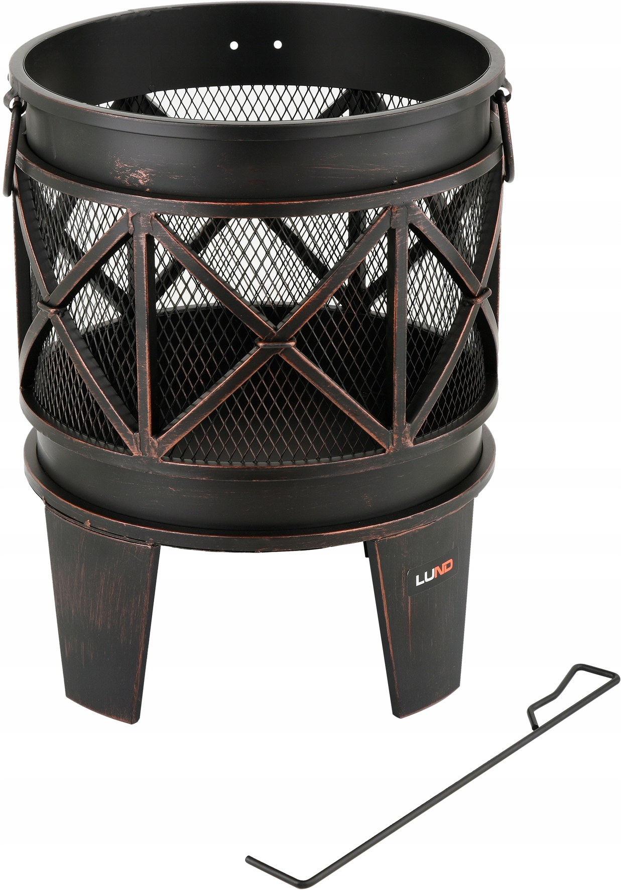 PALENISKO OGRODOWE STALOWE 42 cm KOKSOWNIK LUND Producent Lund