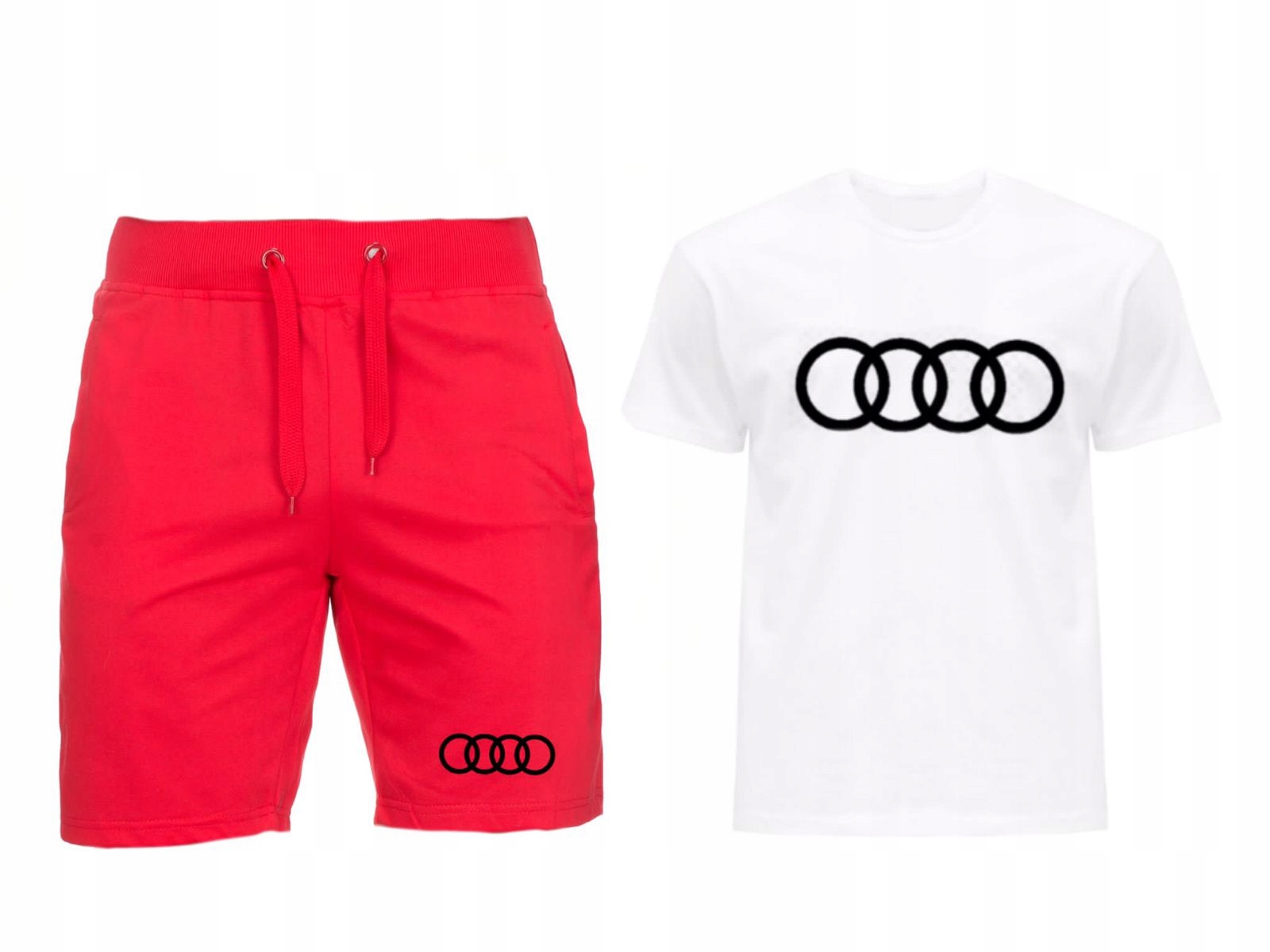 

Komplet T-shirt + Krótkie Spodenki Audi Męski XL