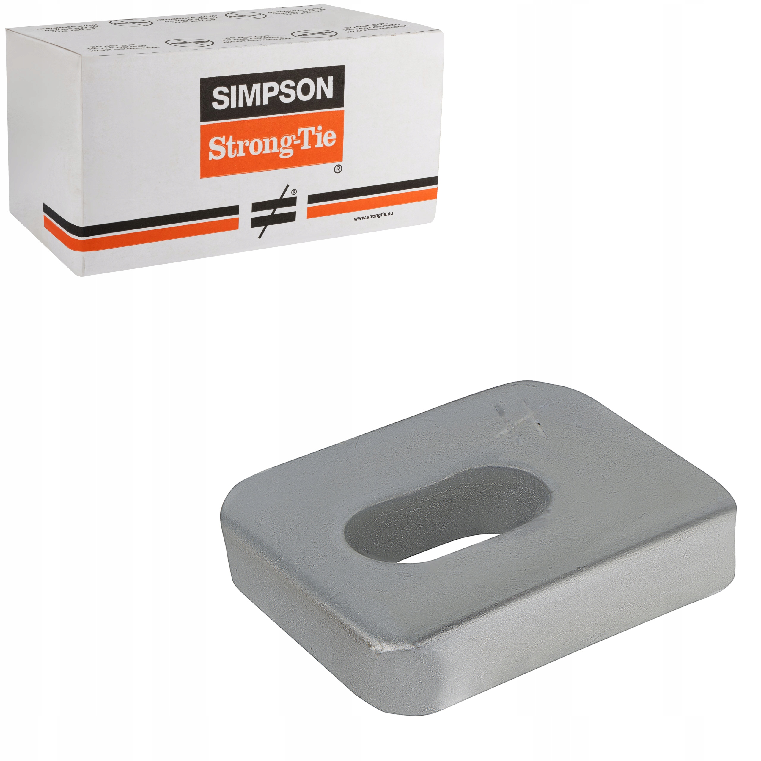 Podložky pre kotviace konektory 40x50 x 10 mm 50 ks Simpson US40/50/10G-B