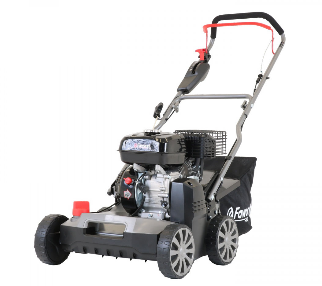 AERATOR AREATOR WERTYKULATOR SPALINOWY 6 KM 40 cm 2 WAŁKI Z KOSZEM PRO Seria RP40L