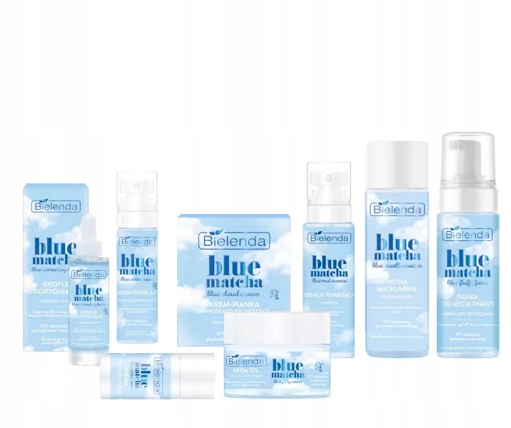 BIELENDA KROPLE KORYGUJĄCE ZWĘŻAJĄCE PORY Linia Blue Matcha