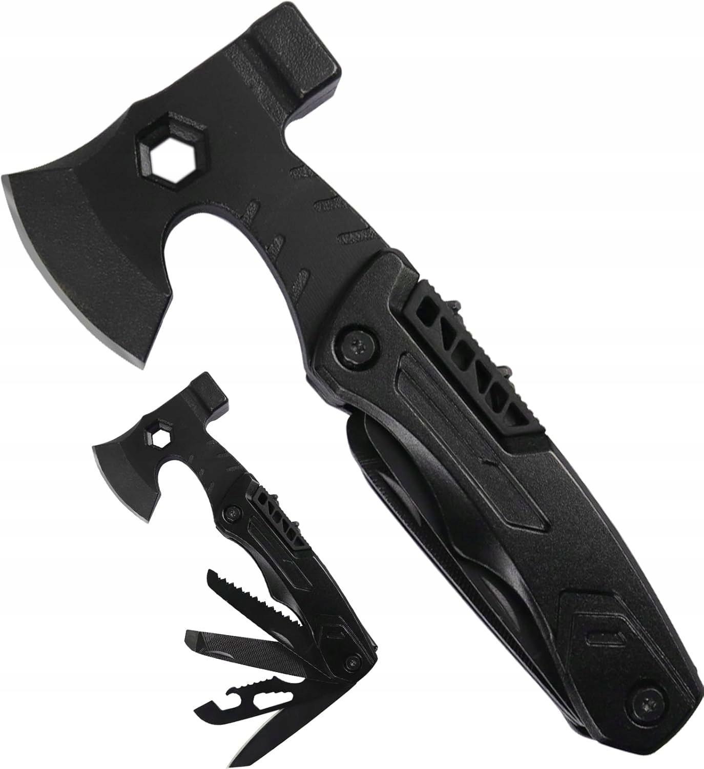 Multitool 10w1 Narzędzie Wielofunkcyjne Siekierka Młotek Scyzoryk 6FFL