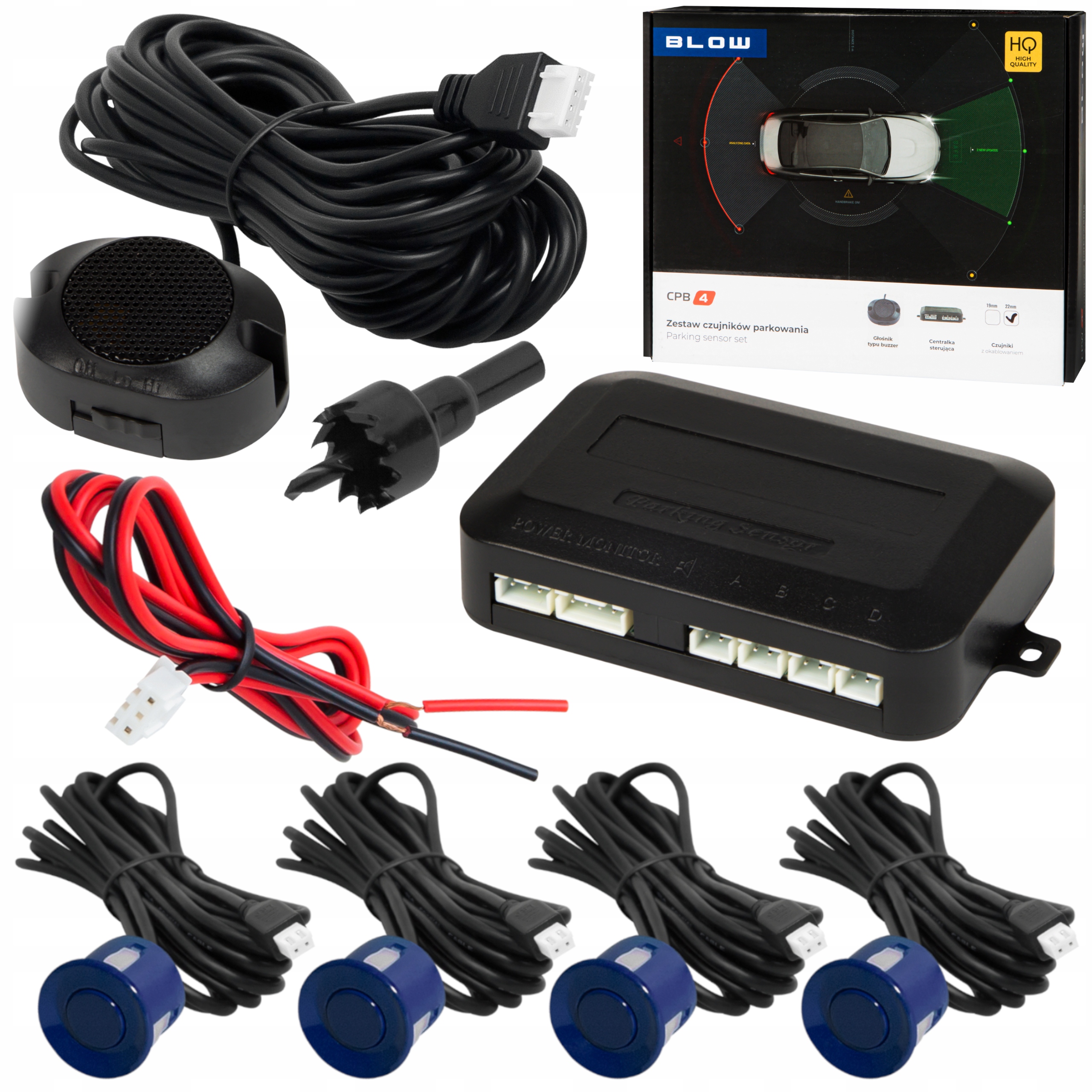 

Czujnik cofania parkowania Blow buzzer dźwięk 22mm