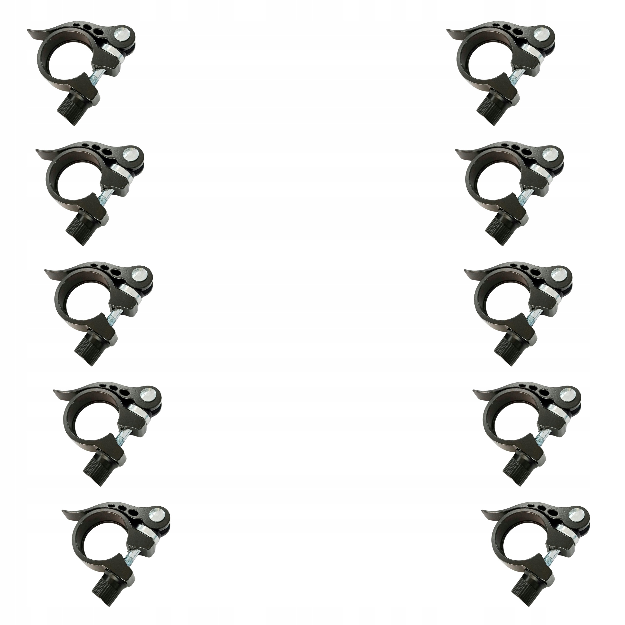 Zacisk sztycy podsiodłowy 31,8mm czarny obejma wspornika aluminium Qr lekki