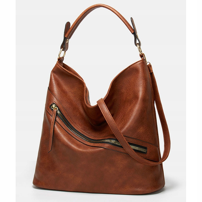 DUŻA TOREBKA DAMSKA A4 TORBA WOREK SHOPPERKA H301 Marka bez marki