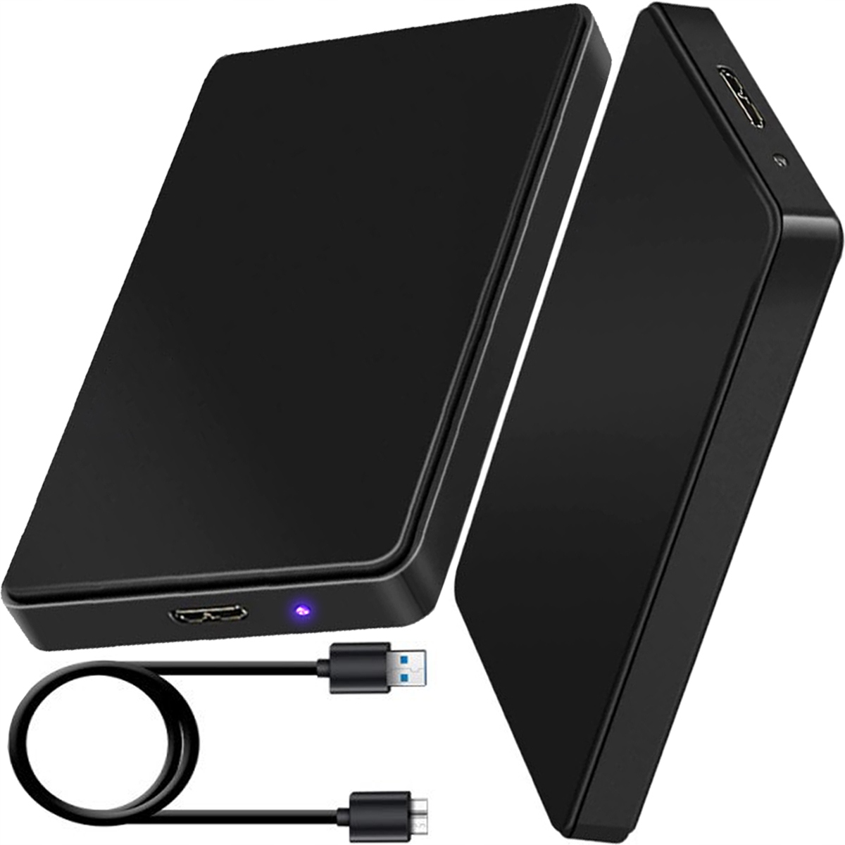 

Obudowa Dysku Hdd 2,5 Usb 3.0 Sata Black Kabel