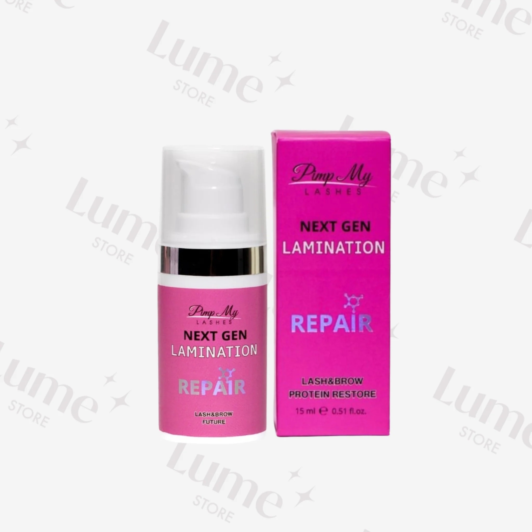 Żel regenerujący do rzęs i brwi Repair Next Gen Lamination Pimp My Lashes