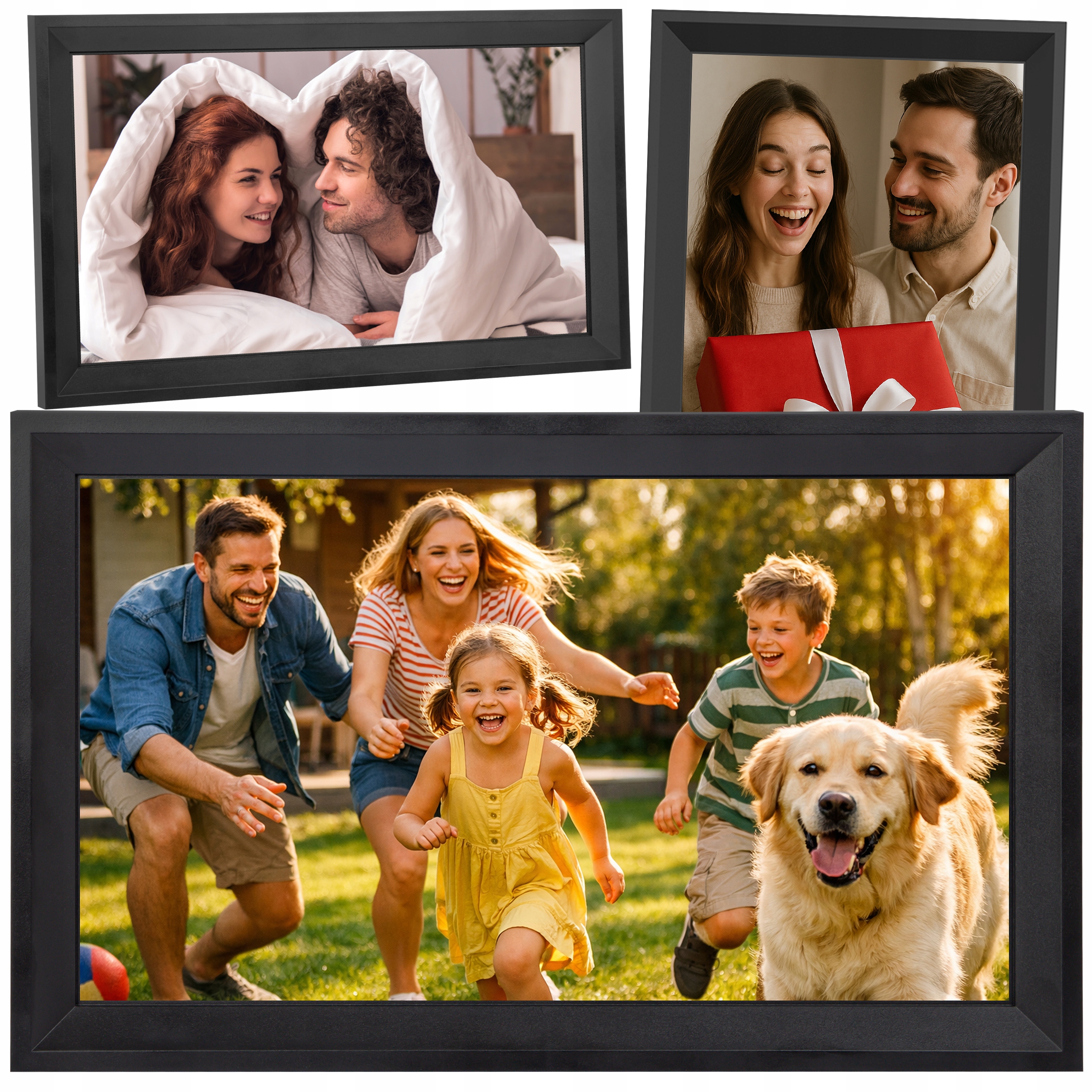 Velký Rámeček Na Fotografie 15.6 Palců Fotorámeček Frameo Dotykový 32GB Wifi