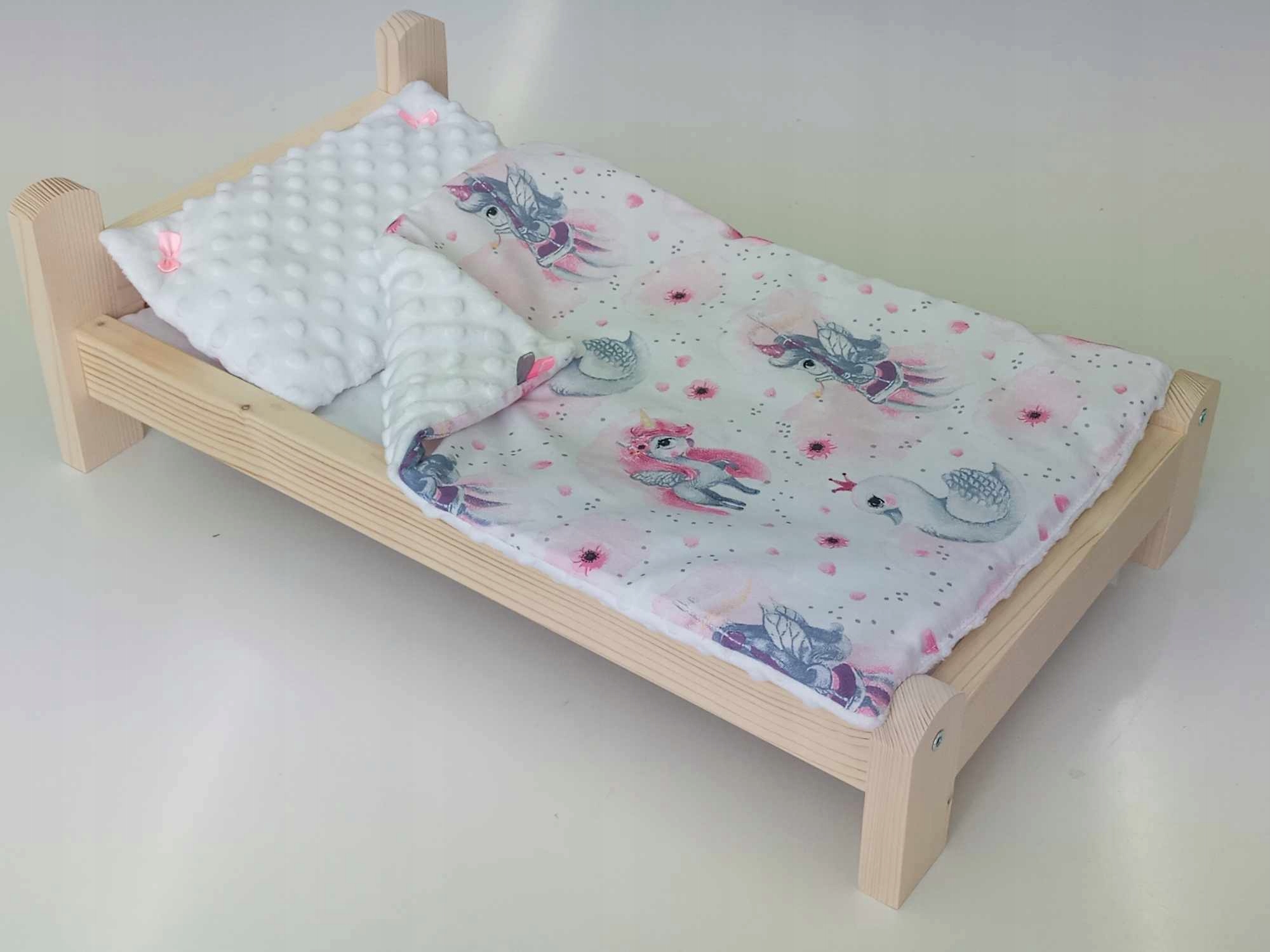 ŁÓŻKO DLA LALKI. ŁÓŻECZKO Z POŚCIELĄ DLA LALEK