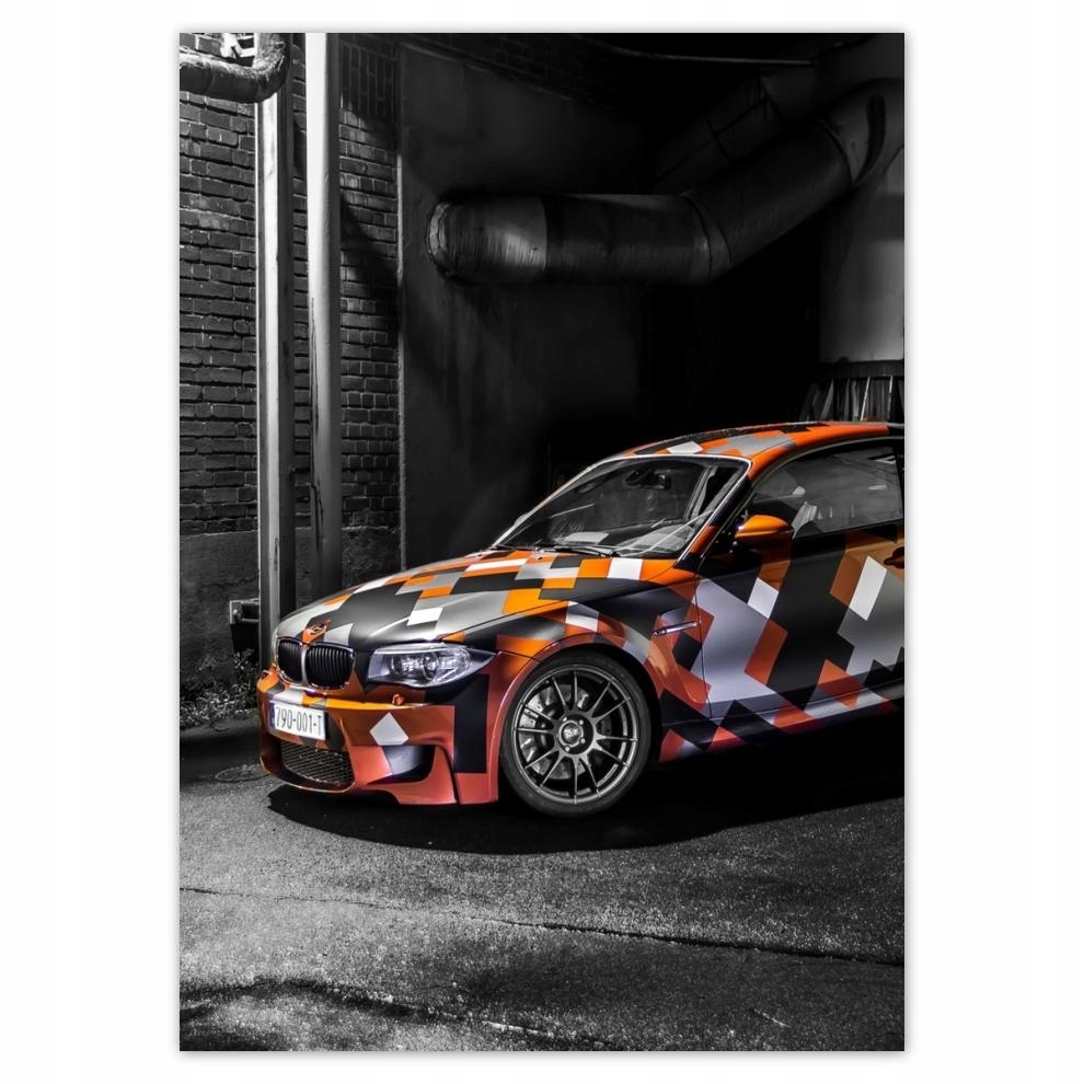 

Naklejki 50x70 Pomarańczowe Bmw
