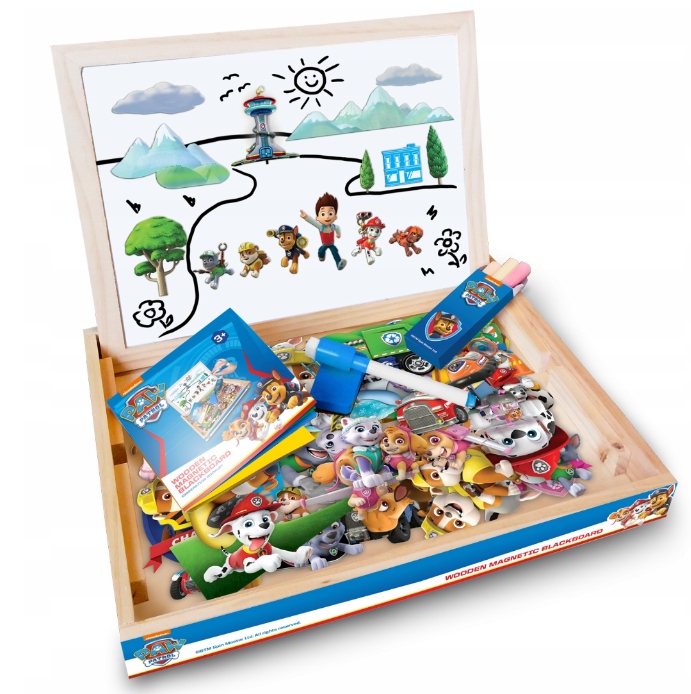 PSI PATROL PAW TABLICA MAGNETYCZNA KREDOWA magnesy mazaki kreda