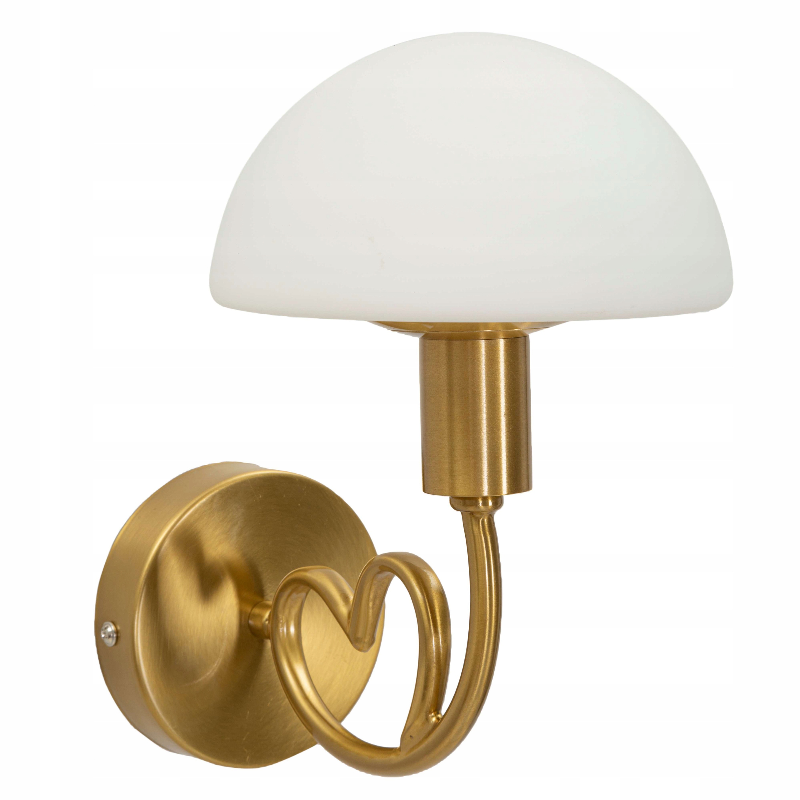 Nástenná Lampa Kovová Zlatá 15X23X22 CM Napájanie Sieťové IP20