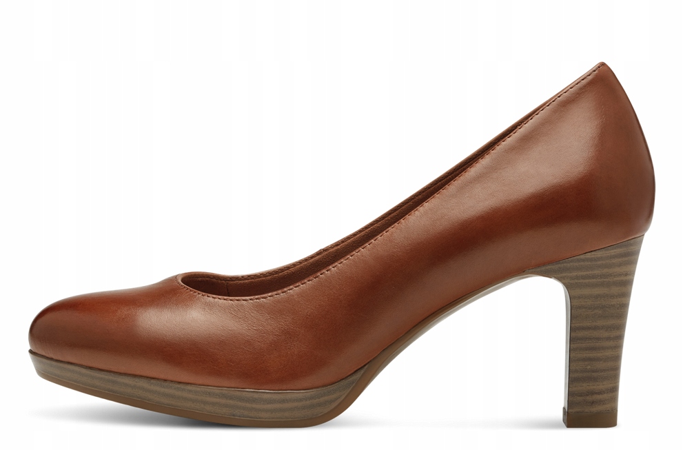 Tamaris 1-22410-41 vel.35 hnědé kožené polobotky Touch It