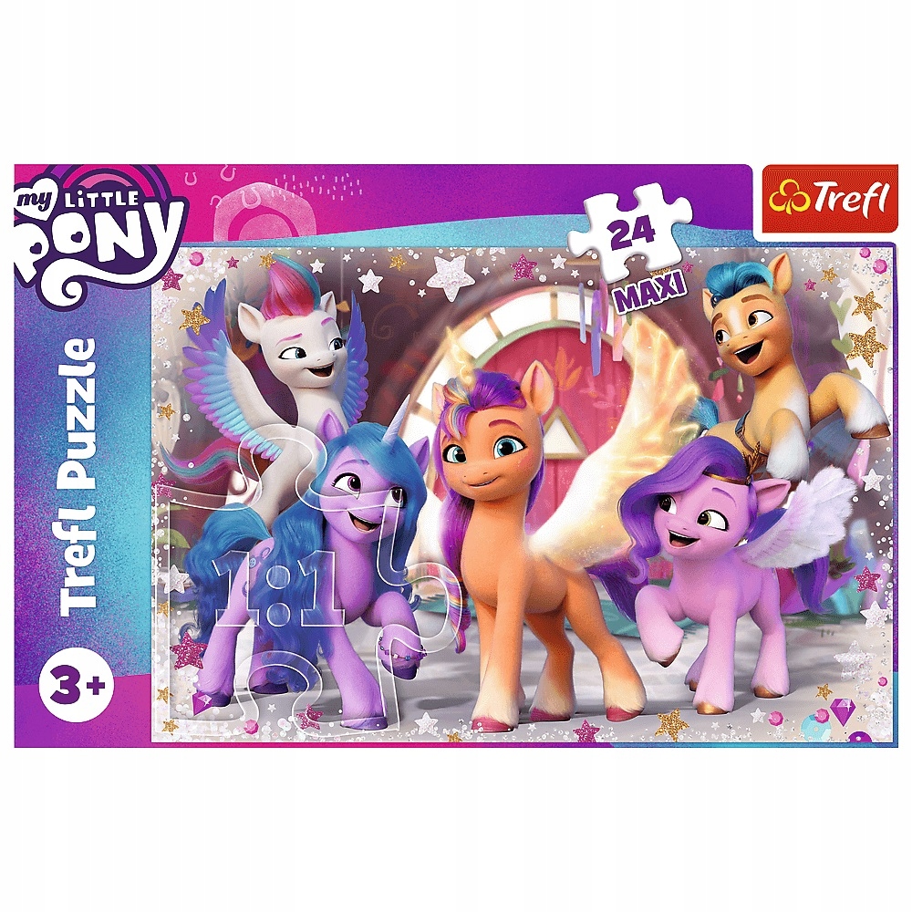 

Puzzle Trefl Kucyki Pony 24 el. dla dziewczynki