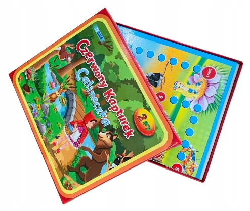 

Czerwony Kapturek Calineczka 2w1 Gra Planszowa