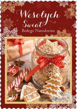 POCZTÓWKA KARTKA Boże Narodzenie ŚWIĘTA 1 SZTUKA