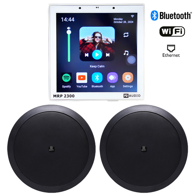 P2 Audio Podomítkové Internetové Rádio Wifi Bt Reproduktory Klipsch 40W