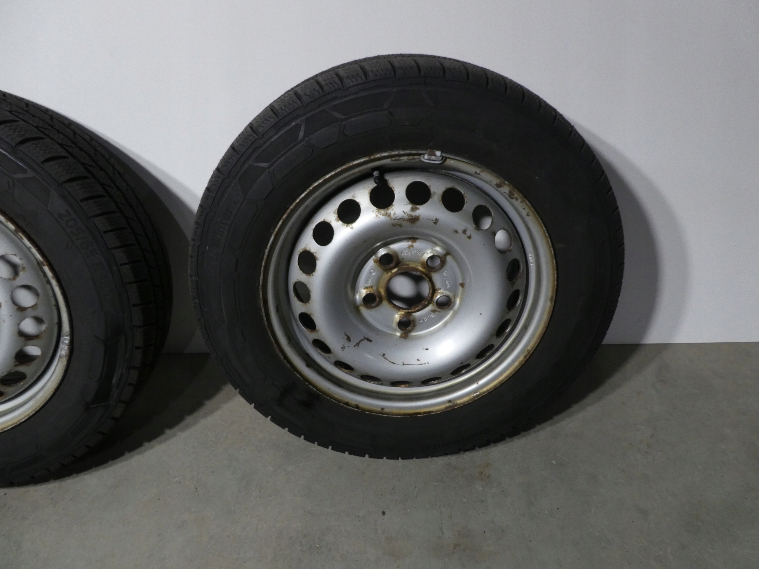 2X wheels discs tyres 7H0 VW T5 T6 205/65/R16C 2017R
