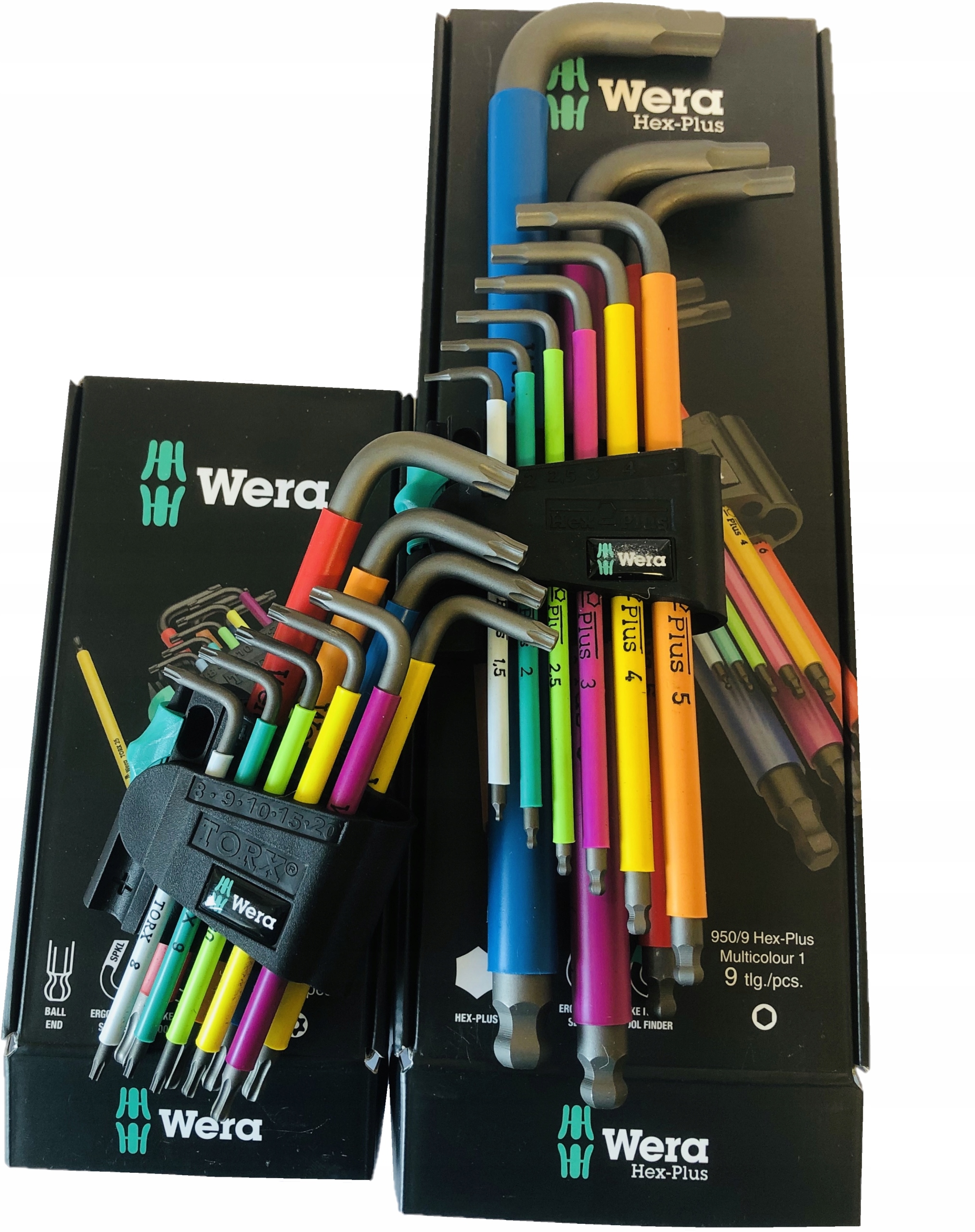 

Wera Klucze imbusy ampule z kulką + Torx Zestaw