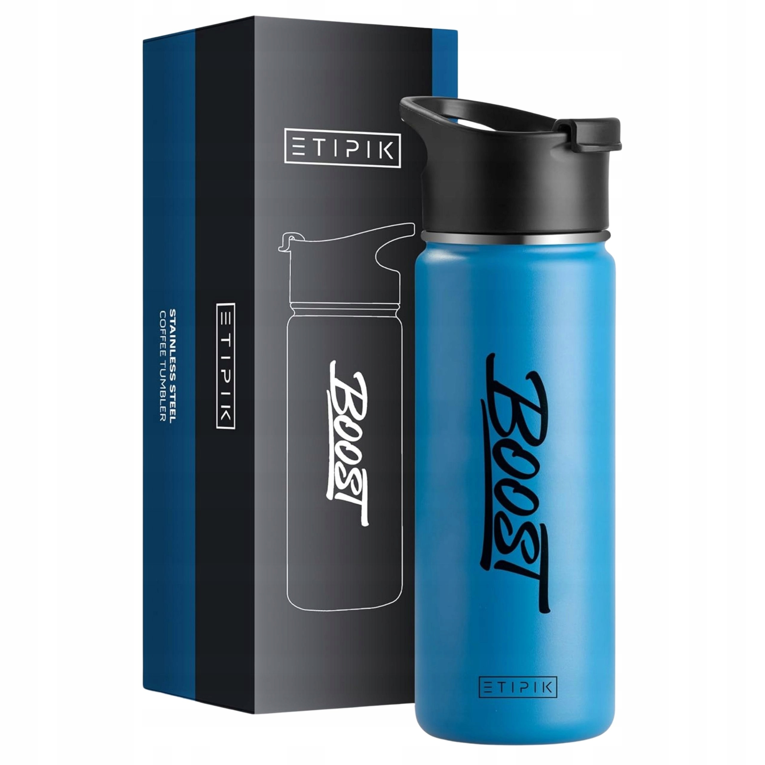 Termohrnek 530 ml ocelový, vzduchotěsný, na kávu, čaj do auta, cestování