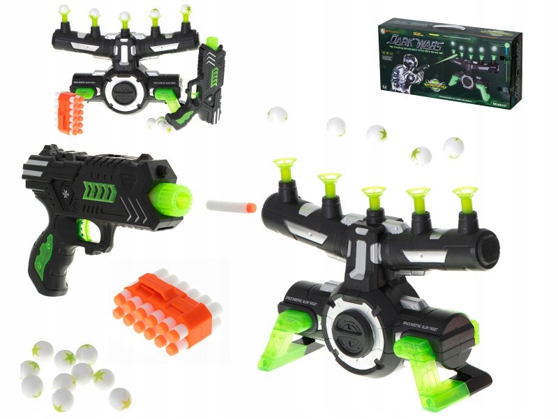 Gra Strzelecka Air Shooting Unoszące Się Pływające Kulki Strzelanie Do Celu