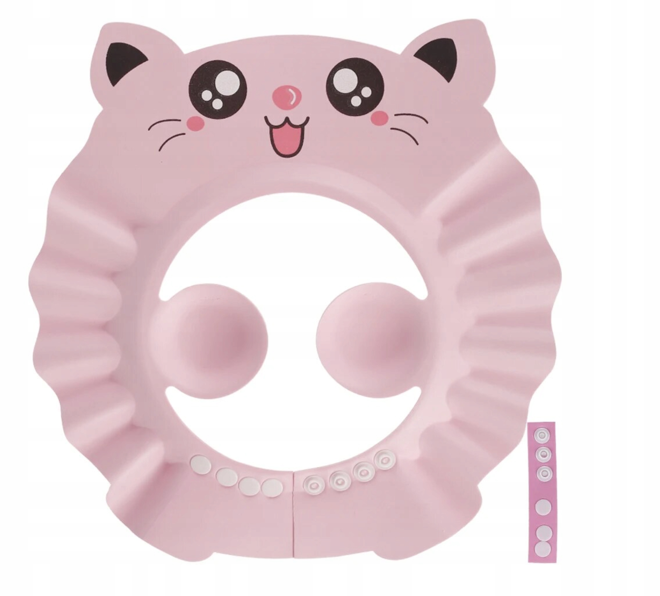 Daszek / Rondo Kąpielowe do Mycia Głowy Dzieci - Odcienie Różowego