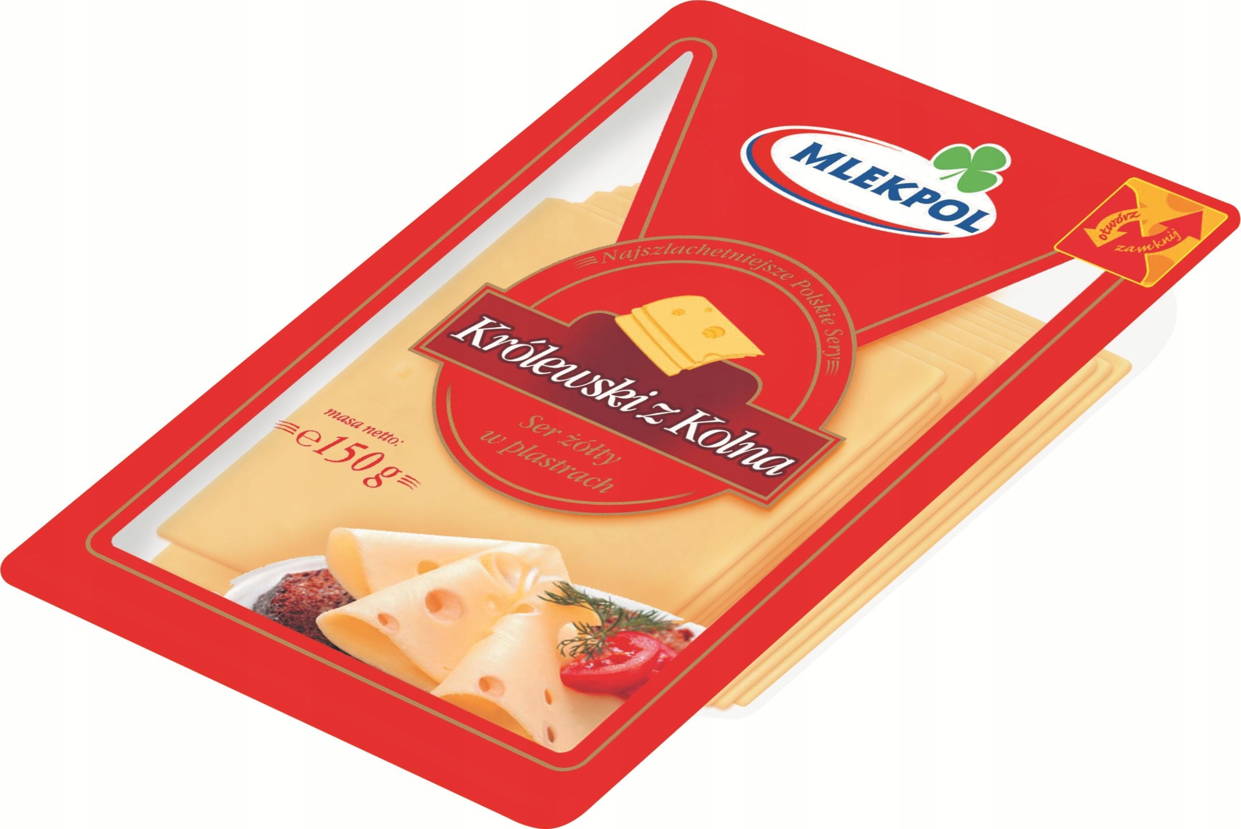 Žlutý sýr Mlekpol Královský z Kolna 12x150g