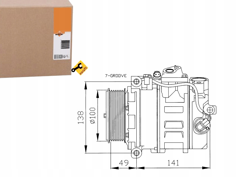 NRF32216 Kompresor Klimatizace Db W211 05- Asistent řidiče #33