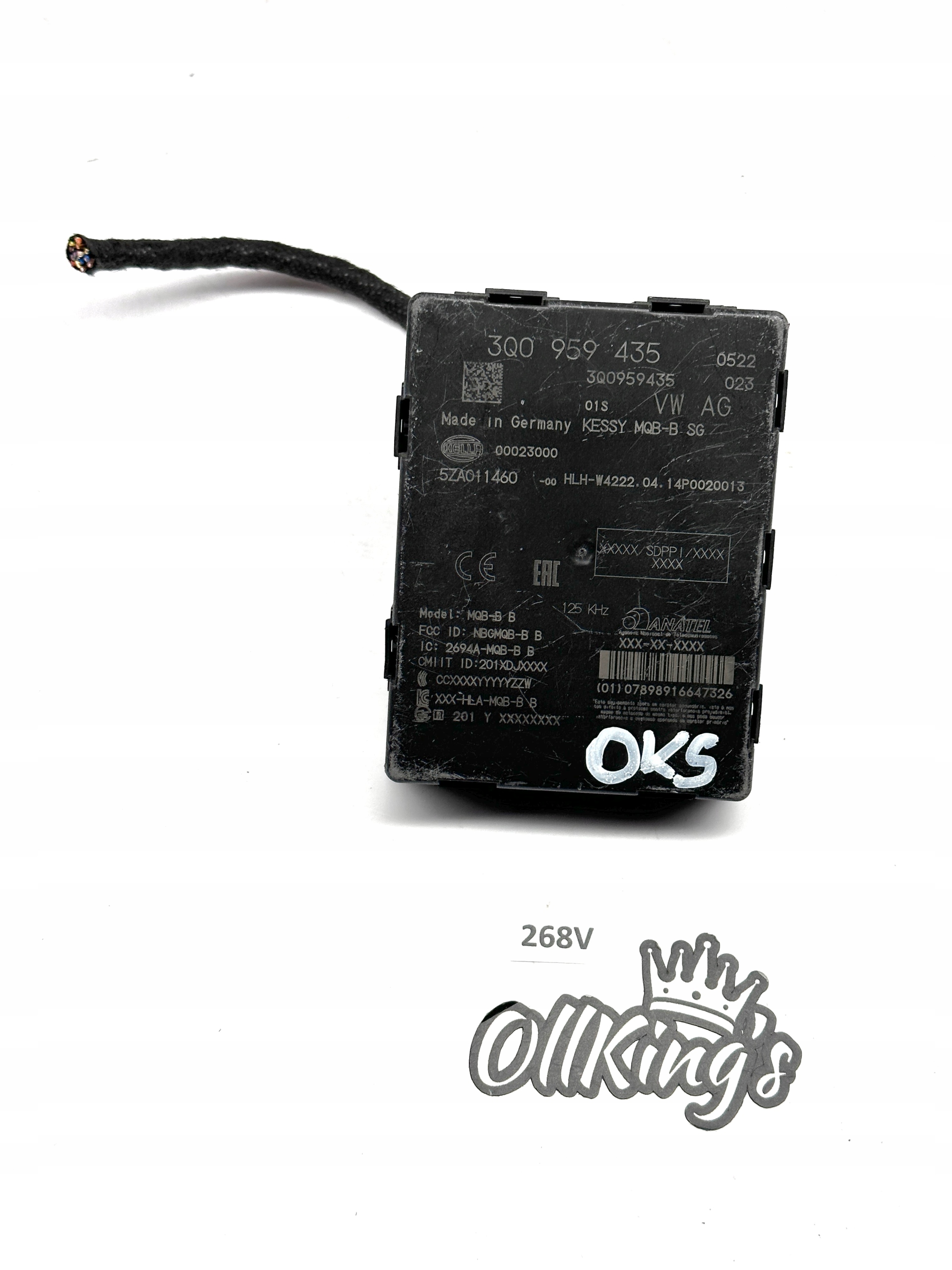 AUDI TT 8S Volkswagen module control unit KESSY KEYLESS 3Q0959435
