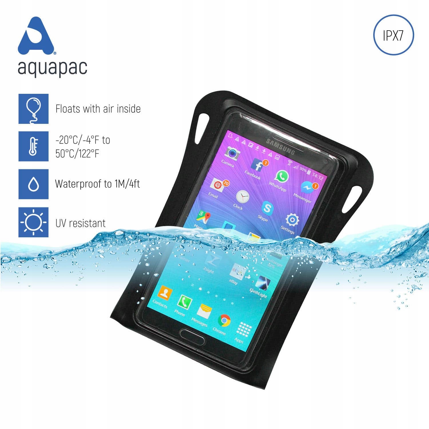 Aquapac: wodoszczelne etui na telefon TrailProof Model aq080